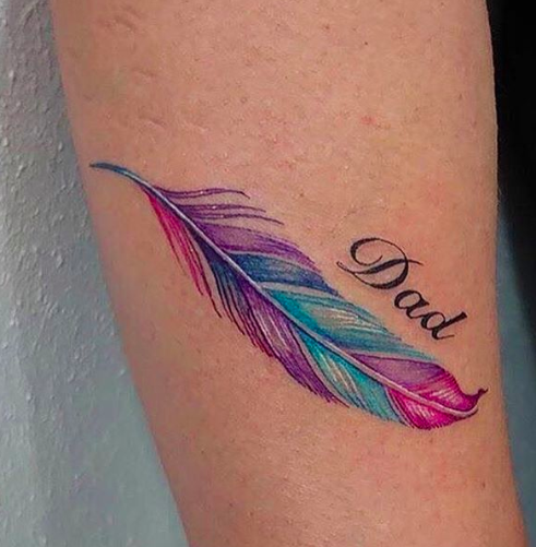 Details more than 78 mom dad infinity feather tattoo best - in.eteachers