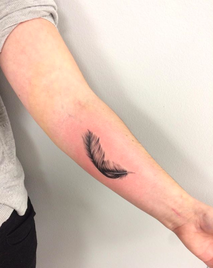Danish Tattooz House - #feather tattoo with some custom touch-up as well 🥰  #danishtattoozhouse | Facebook