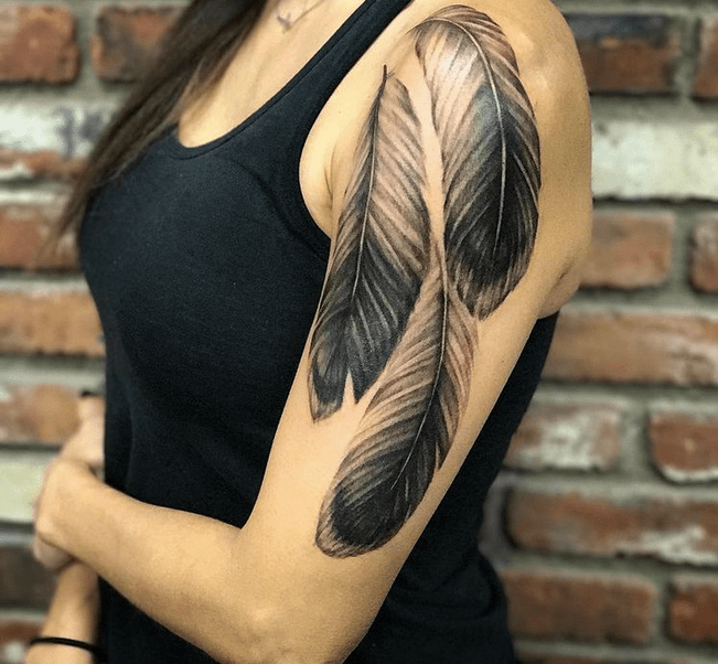 feather tattoo native americanTikTok Search
