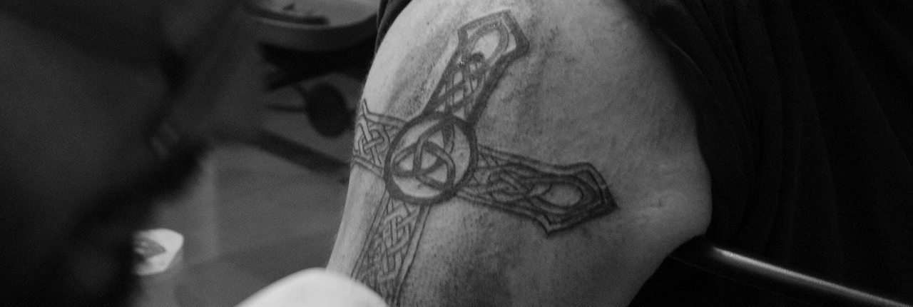Celtic cross tatoo