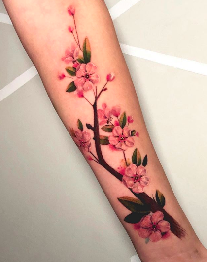 Cherry Blossom Tattoo Designs & Ideas to Try in 2023 - Tattoo Stylist