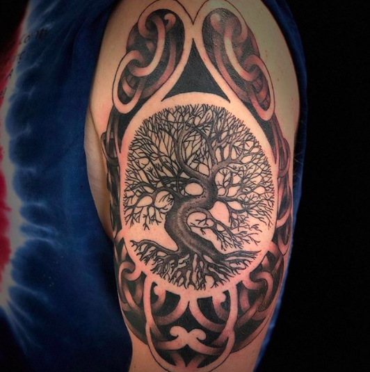 Púca (Shapeshifting creature in Irish folklore) done by Thais at Black Hat  Tattoo in Dublin : r/tattoos