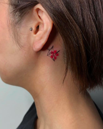 Tiny Floral Ear Tattoos Are Taking Over Instagram And I Need One Immediately