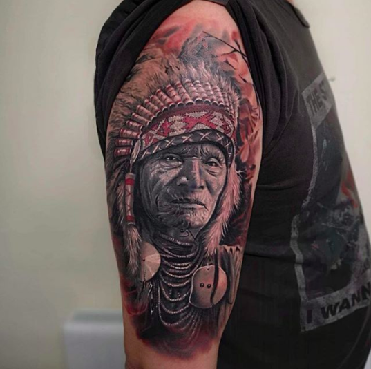 Native American Tattoos - Animal Spirits, Arrows & Feathers [2023 Guide] -  Tattoo Stylist