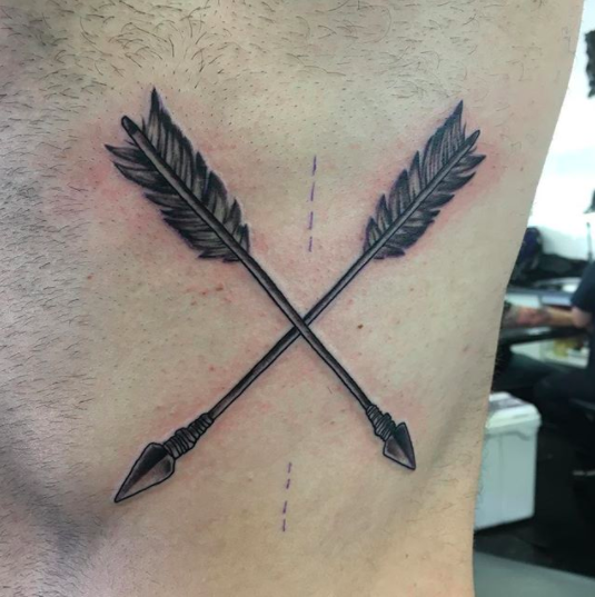 New arrow done by Damian at Whittier tattoo in Whittier California : r/ tattoos