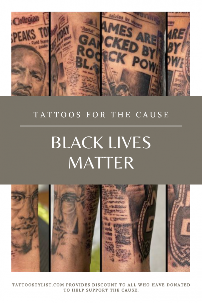 Black Lives Matter Tattoo Designs To Support The Cause - Tattoo Stylist