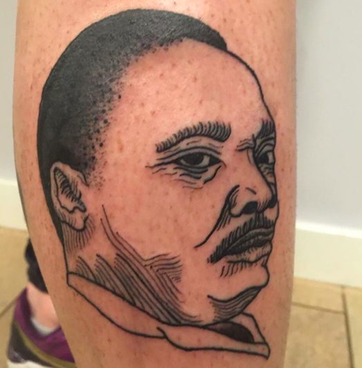 Martin Luther King by Mike Demasi TattooNOW