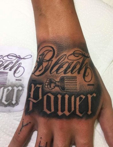 How do you feel about this Black Power tattoo  rufc