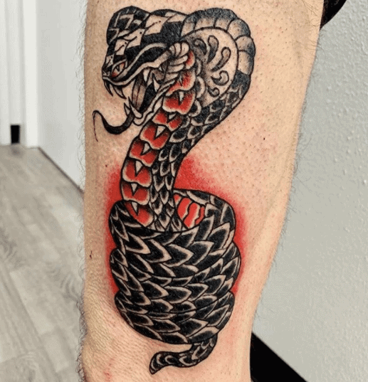 Snake God Tattoo by Last Angels Tattoo