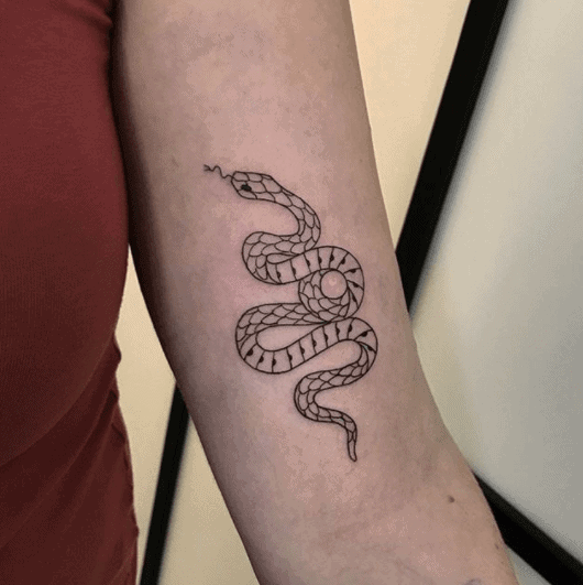 Temporary Tattoo Small Snake Tattoo Red Snake Finger Tattoo Snake Art Fake  Tattoo Gift Idea - Etsy