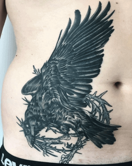 Crow Raven Tattoo Designs  TattooMenu