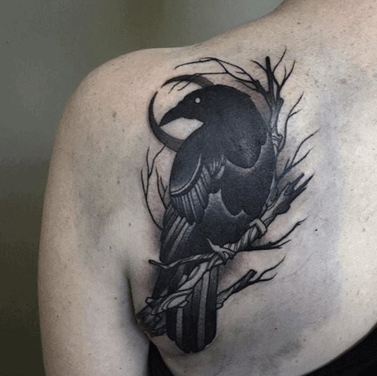 Raven Tattoo - 200+ Crow Tattoo Designs To Inspire You - Tattoo Stylist