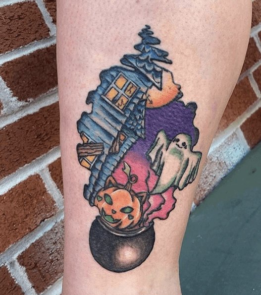 12 Haunted House Tattoo Ideas To Inspire You  alexie