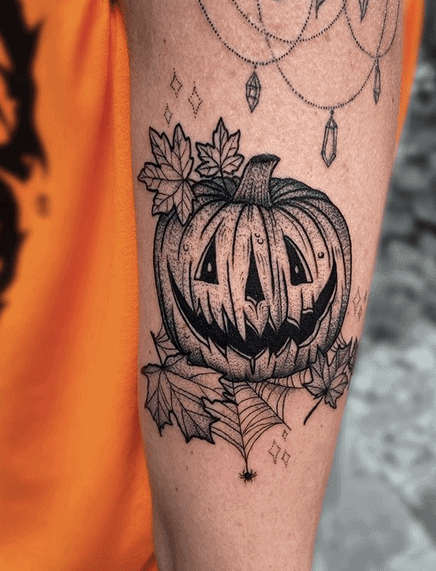 14 Halloween Tattoos to Celebrate the Spooky Spirit All Year  Brit  Co