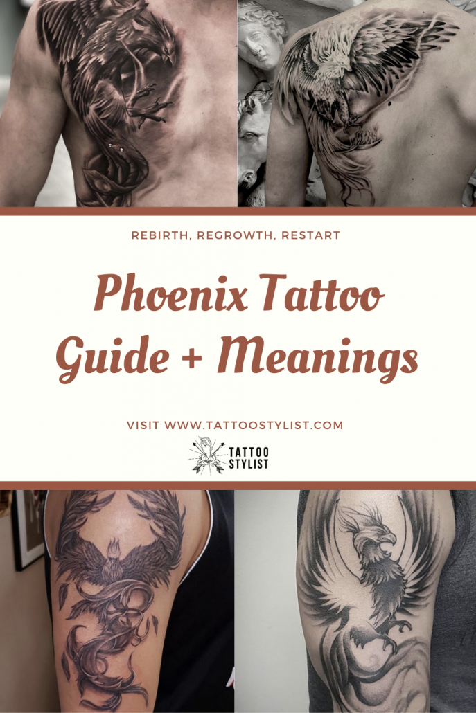Phoenix symbol of rebirth from the  Lili Eagle Tattoo  Facebook