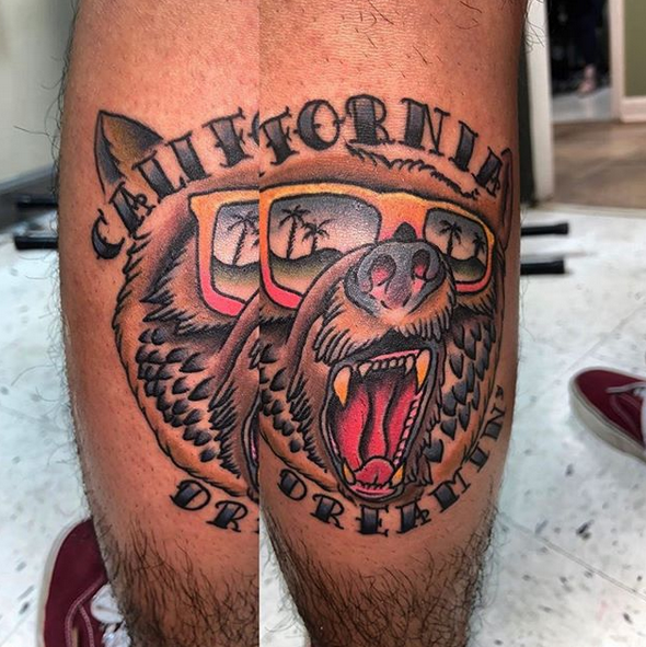 Bear Tattoo by Cree McCahill TattooNOW