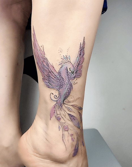 Phoenix tattoo girl 40+ Phoenix