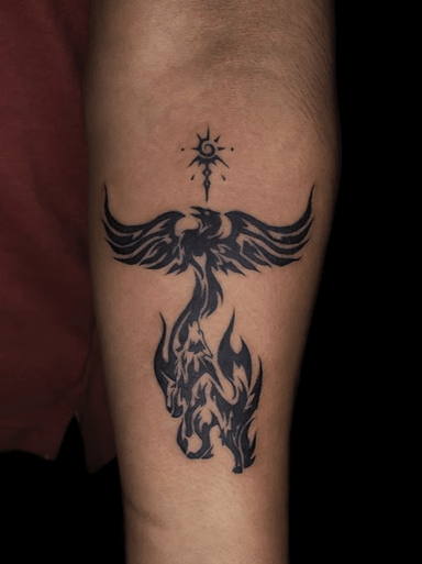 tribal-phoenix-tattoo-design – Liza Paizis Original Art and Jewelry Blog