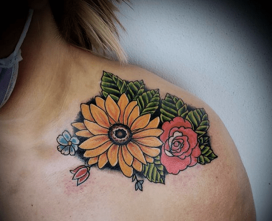 101 Best Shoulder Sunflower Tattoo Ideas That Will Blow Your Mind  Outsons