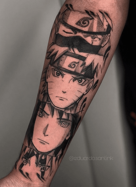 60 Naruto Tattoo Designs für Männer – Manga Ink Ideen - Mann Stil, Tattoo