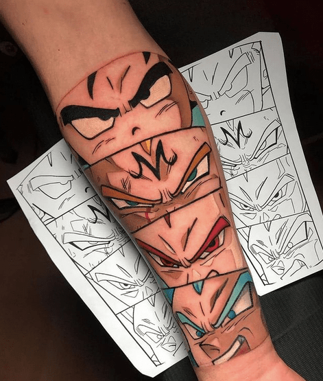 Anime Demon tattoo men - Viktoriya's work