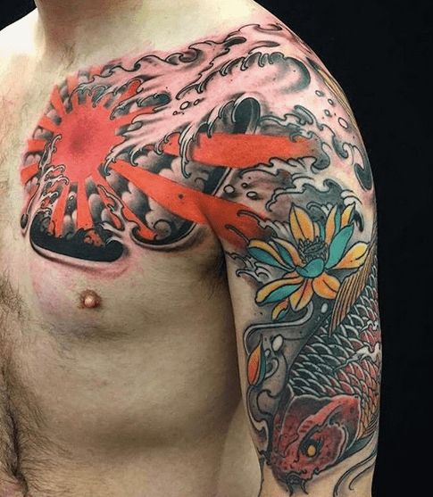 Chinese Star Shoulder Tattoo  David Schexnaydre  Flickr