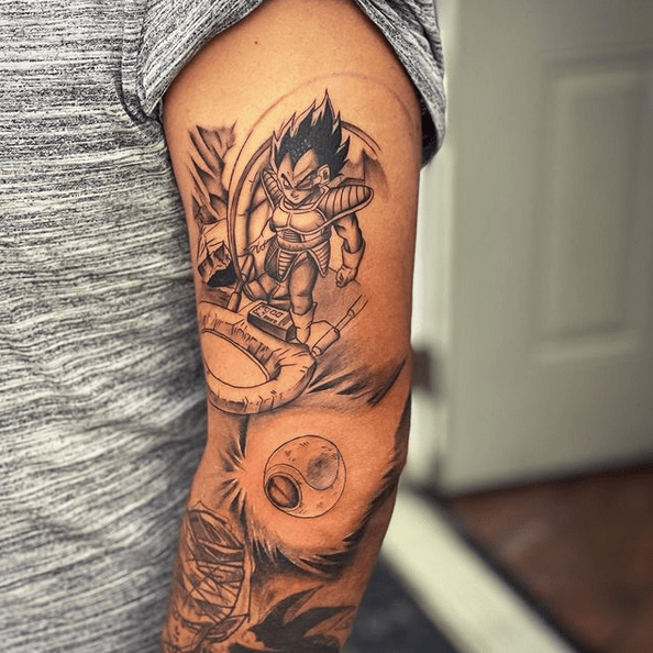 Anime Demon tattoo men - Viktoriya's work