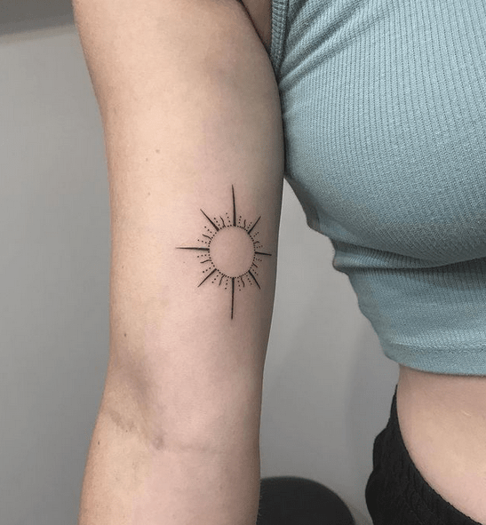 Fig tree  black sun Left arm portion of massive commemorative tattoo  inspired by Rainbow Signs complete More info in comments  rmewithoutYou