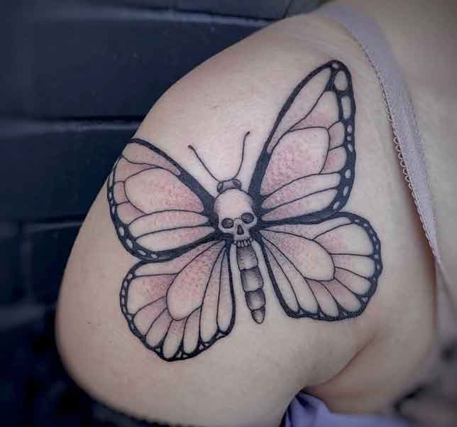Death Moth PNG Transparent Moth Butterfly Tattoo Death Style With Skull  Pattern Moth Dark Mysterious PNG Image For Free Download
