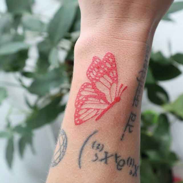 butter fly tattoo 3d tattoos samurai tattoo mehsana  Flying tattoo  Tattoos Butterfly tattoo designs