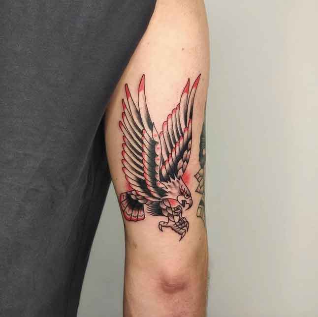 Classic Vintage Eagle Tattoo – Tattoo for a week