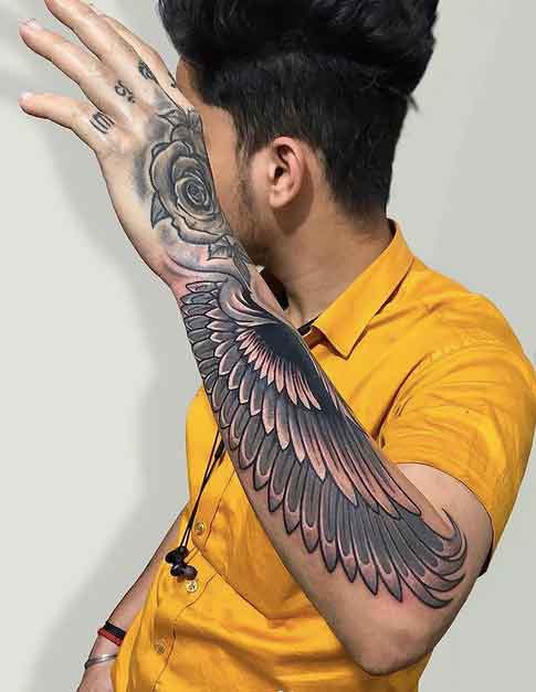 20 Best Eagle Wings Tattoos  Design With Meanings