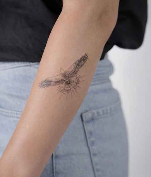 Fly High with These 40 Stunning Eagle Arm Tattoos | Inku Paw