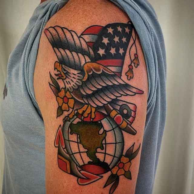 Marine Corps Eagle Globe and Anchor  Wicked City Tattoo  Facebook