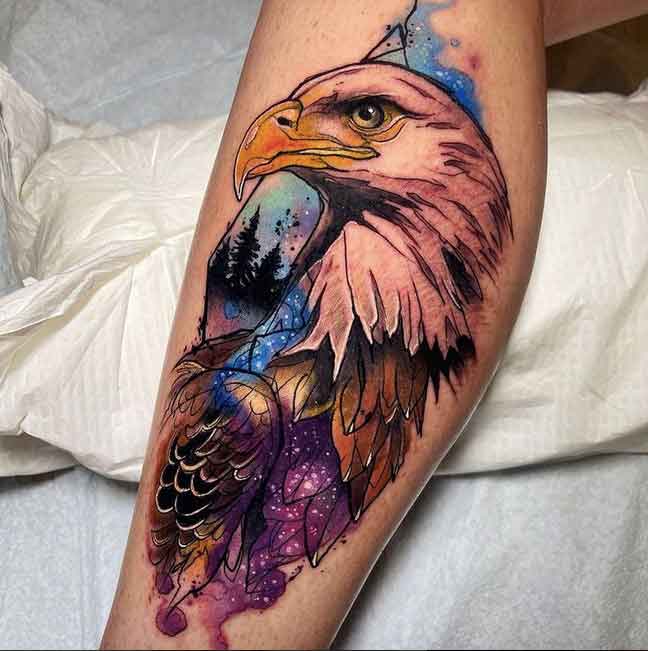 Tribal eagle tattoo  Done  Heaven n Hell Tattoos  Pierc  Flickr