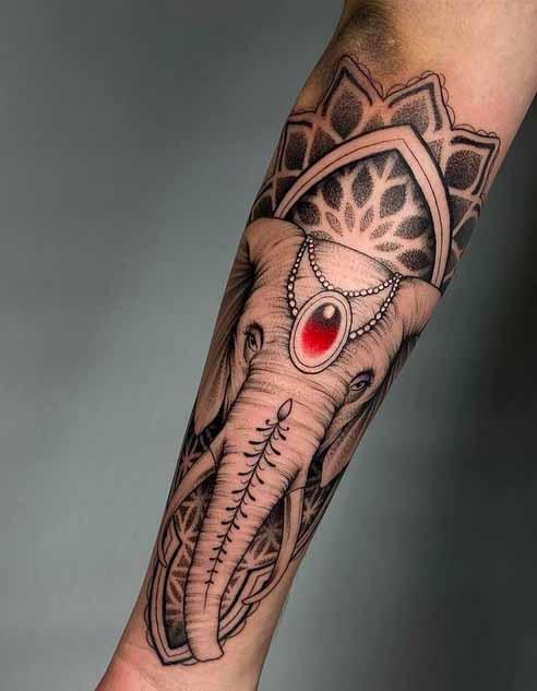 40 Elephant Tattoos On Sleeve