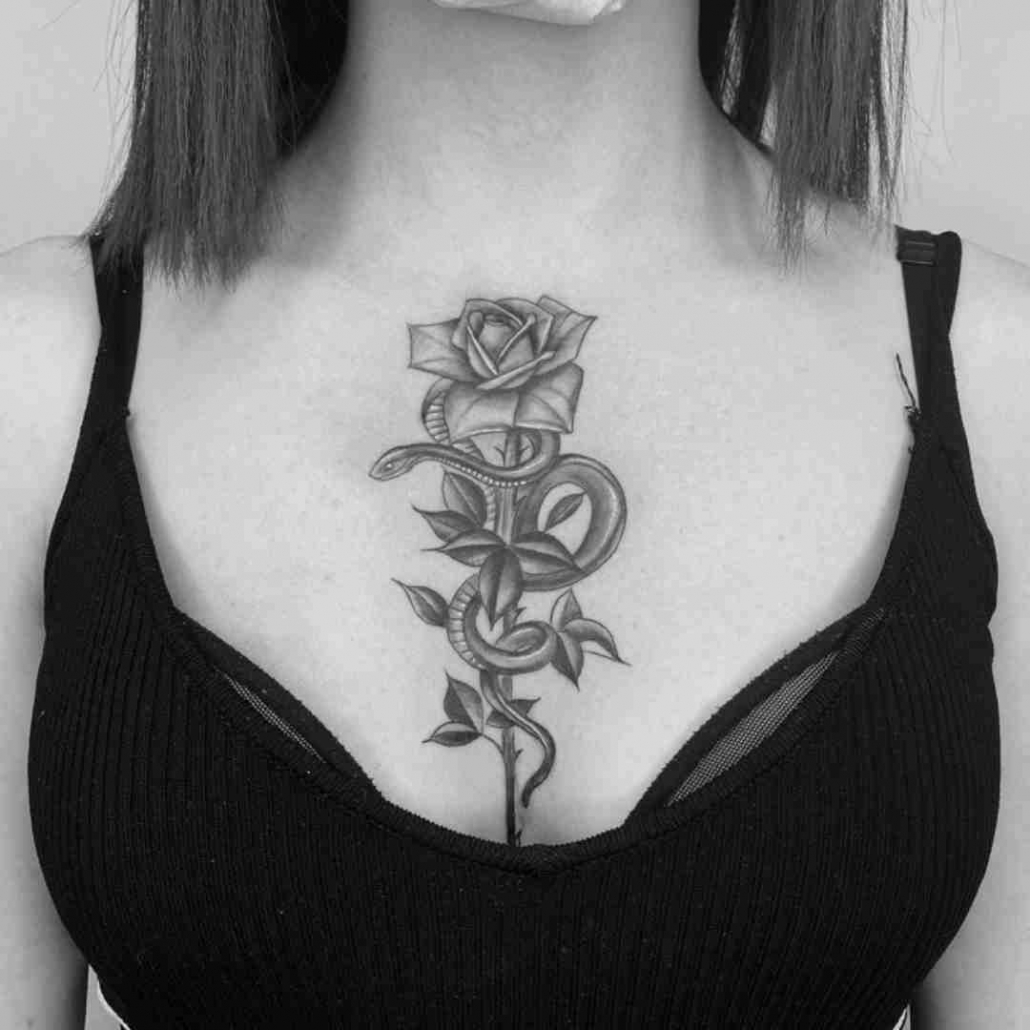 Simple and #small #linework #tattoo of a #longstem #rose Thank you s... |  TikTok