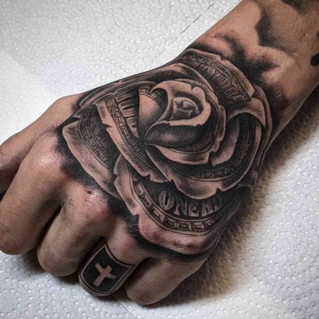 Top 10 Impressive Money Rolls Tattoo Ideas That Will Astound You  Outsons