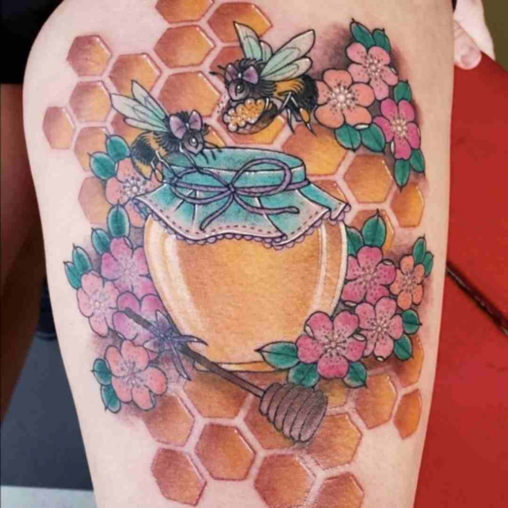 Cute Bee Temporary Tattoo | EasyTatt™