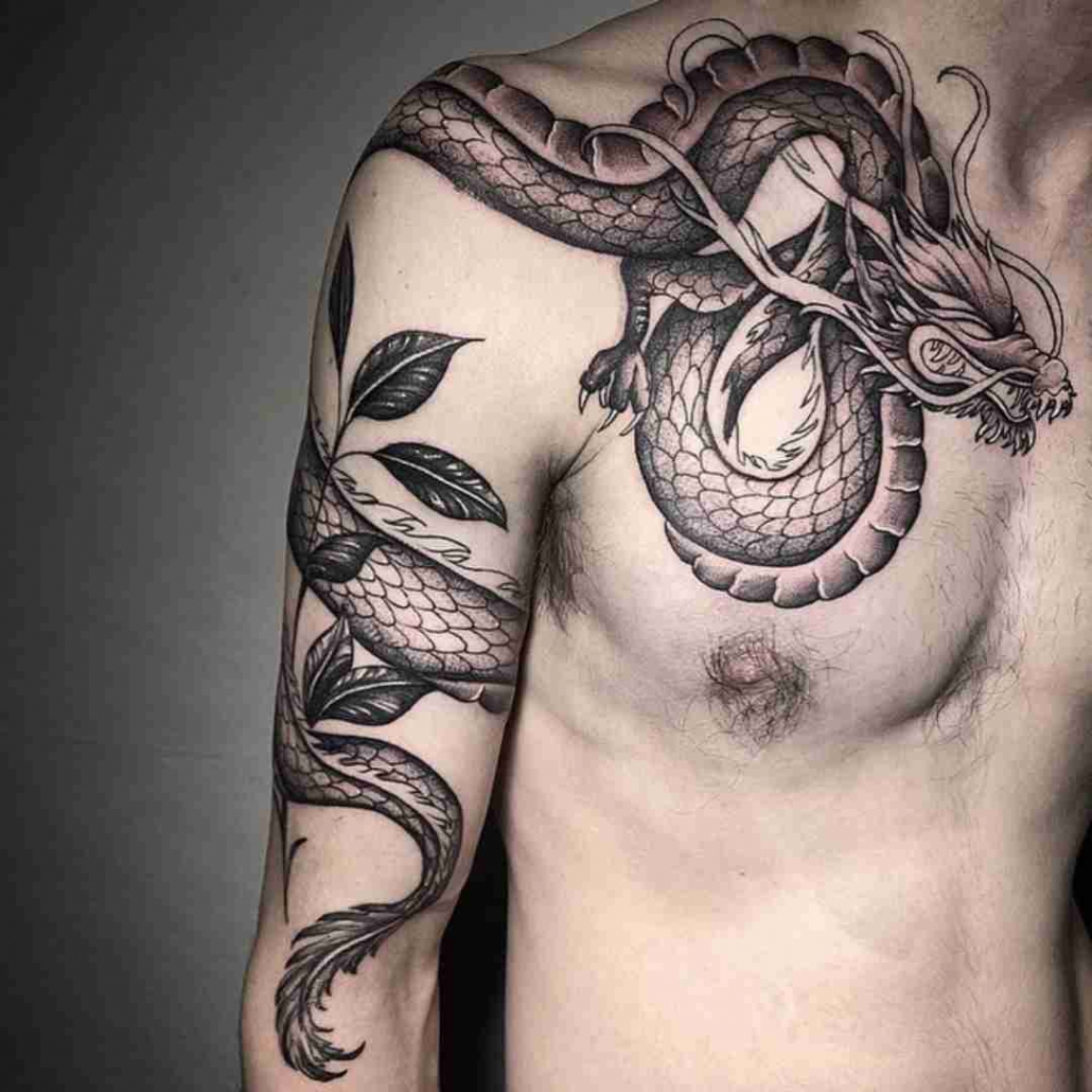 Dragon Arm Tattoos  Photos of Works By Pro Tattoo Artists  Dragon Arm  Tattoos
