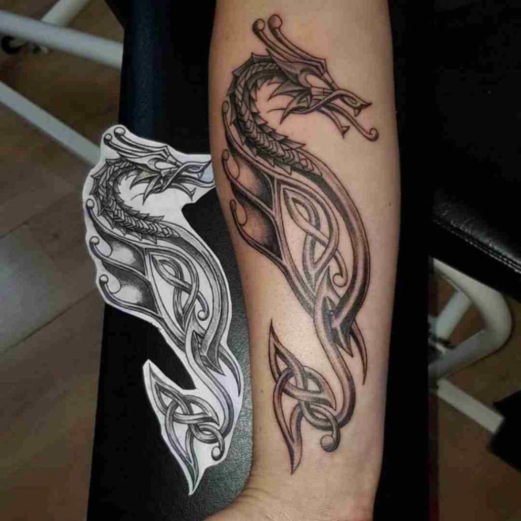 30 Dragon Forearm Tattoo Designs For Men – Legendary Creature Ink ...  | Tattoo designs men, Dragon tattoo designs, Forearm tattoo design