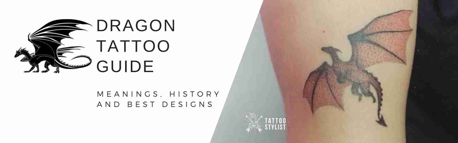 60 Tribal Dragon Tattoo Designs For Men  Mythological Ink Ideas