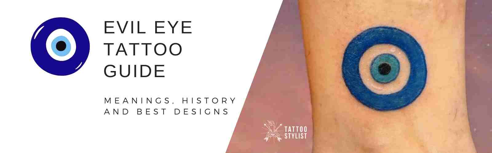 evil eye tattoo banner image