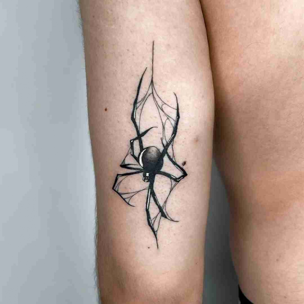 Spider tribal tattoo Stock Photos and Images | agefotostock