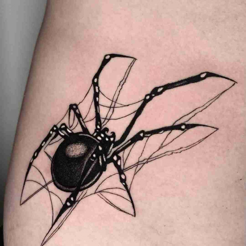 Spider and SpiderWeb Tattoo Designs and Meanings  TatRing