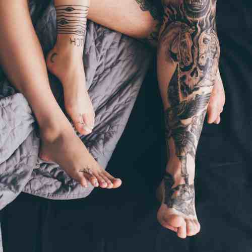 Calf tattoos hires stock photography and images  Alamy