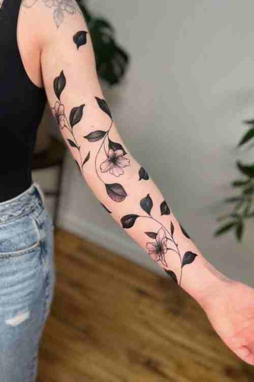 140 Beyond-The-Ordinary Half Sleeve Tattoo For Ladies