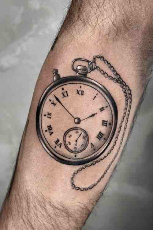 20 Mind Blowing Clock Tattoo Ideas For Men  Wittyduck