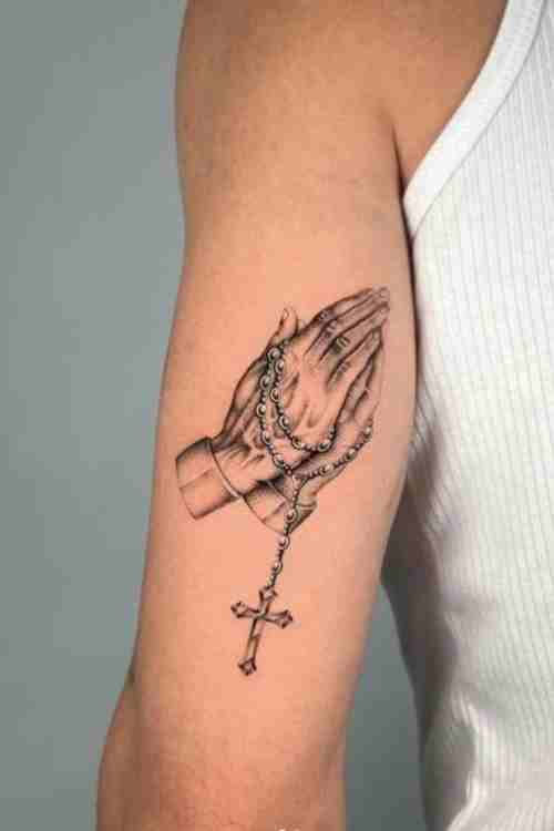 cross tattoos for women on hand